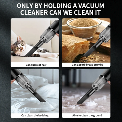 Portable Handheld Vacuum Cleaner – Compact Multi-Purpose Cleaner for Car & Home