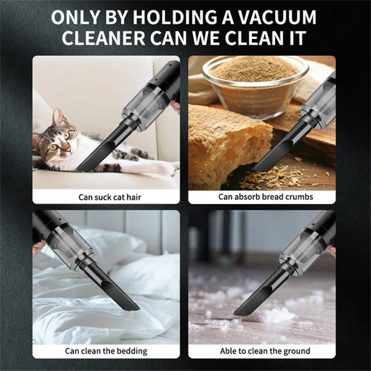 Portable Handheld Vacuum Cleaner – Compact Multi-Purpose Cleaner for Car & Home