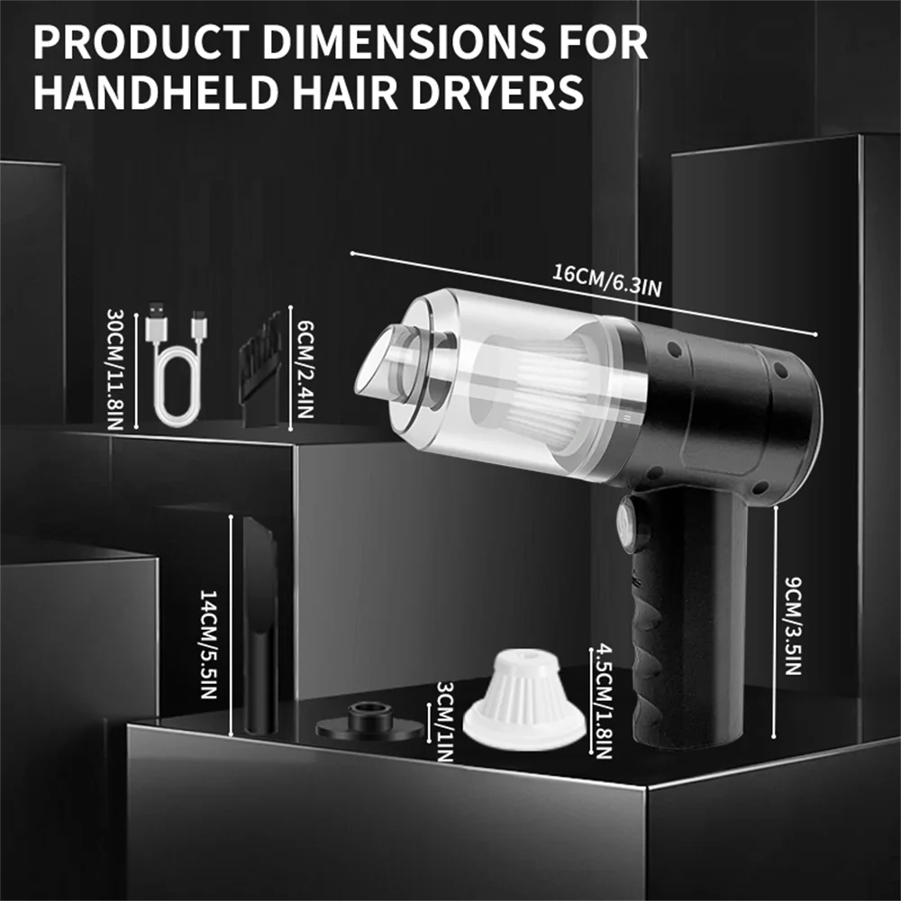 Portable Handheld Vacuum Cleaner – Compact Multi-Purpose Cleaner for Car & Home