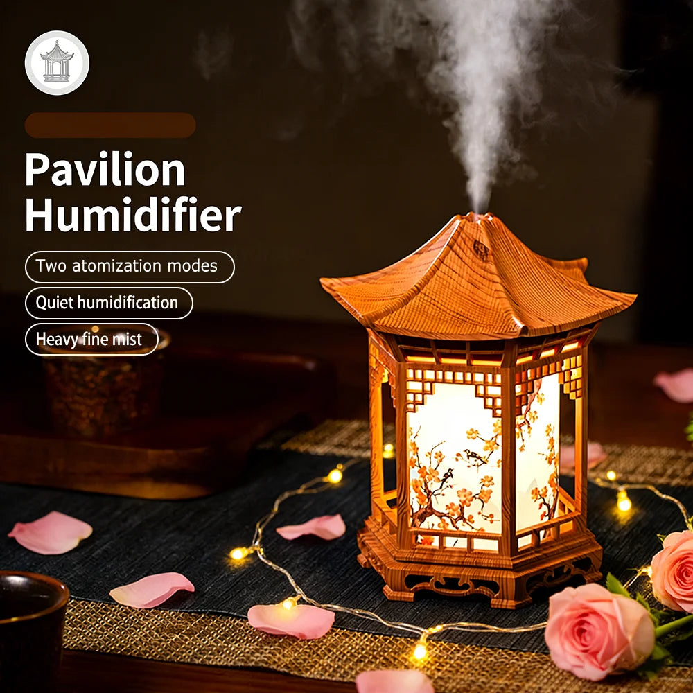 USB Mini Air Humidifier – Modern Asian-Inspired Design with Dual Mist Modes
