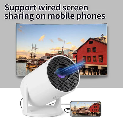 HY300 Mini Smart Projector – Portable Android Home Theater with WiFi & Bluetooth